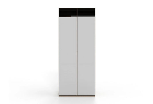 Двукрилен гардеробен модул Odena - с чекмеджета