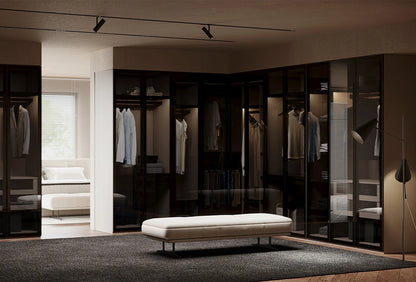 Двукрилен модулен гардероб Odena - с място за аксесоари