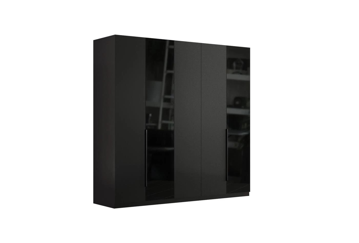 Петкрилен гардероб Legato Black