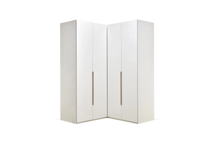 Ъглов гардероб Legato White