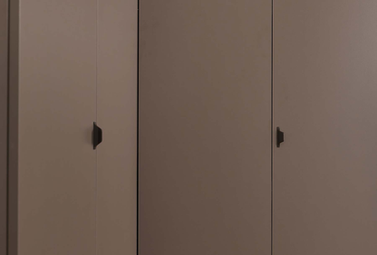 Двукрилен гардероб Polka Dark Grey